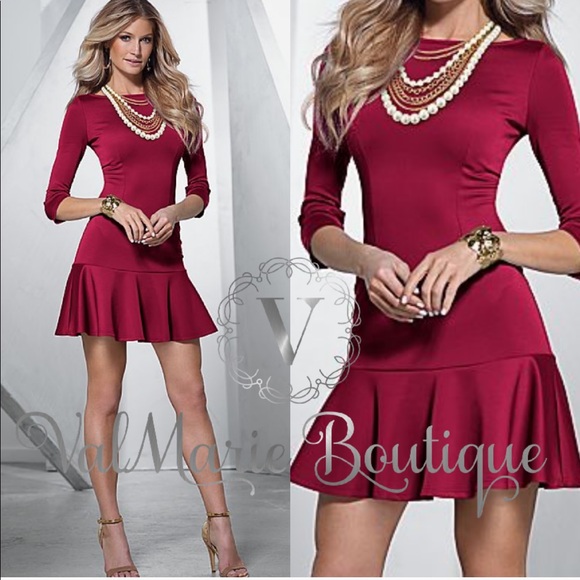 VENUS Dresses & Skirts - ONLY 1- Gorgeous Brick Red Party Dress